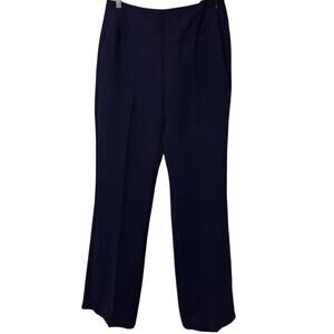 CABI WOMEN BLUE DRESS PANTS SIZE 8 WITH SIDE ZIPPER